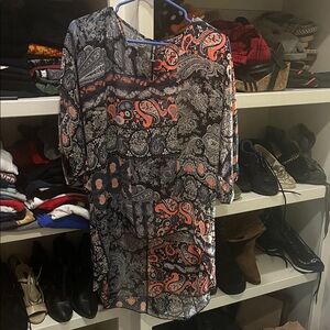 Chic Paisley Print Tunic Top